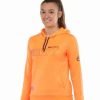 SUDADERA BULLPADEL YOPAL NARANJA FLUOR