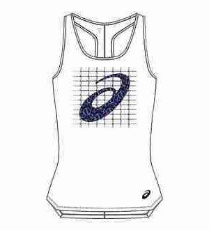 CAMISETA ASICS TENNIS W TANK BLANCA