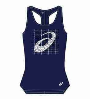 CAMISETA ASICS TENNIS W TANK NEGRO