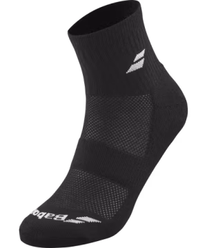 CALCETINES BABOLAT QUARTER NEGRO 3 Pares