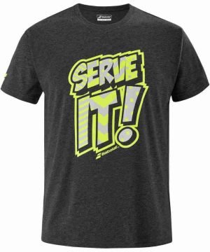 CAMISETA BABOLAT EXERCISE MESSAGE TEE 2003 NEGRA