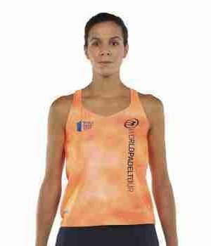 CAMISETA BULLPADEL YARI NARANJA FLUOR