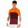 POLO LOTTO TOP TEN NARANJO/VINO