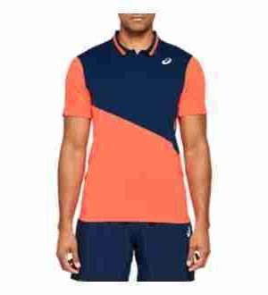 ASICS POLO CLUB AZUL/CORAL 412