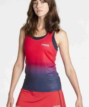CAMISETA TIRANTES NOX PRO AZUL - ROJO