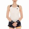Lotto Top W Tank Bright White -Orange
