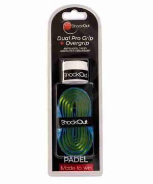 ShockOut Dual Pro Grip y Overgrip Azul Naranja