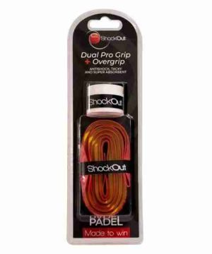 ShockOut Dual Pro Grip Y Ovegrip Rojo y Amarillo