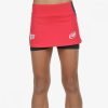 Bullpadel Falda Resoba Carmesi Fluor