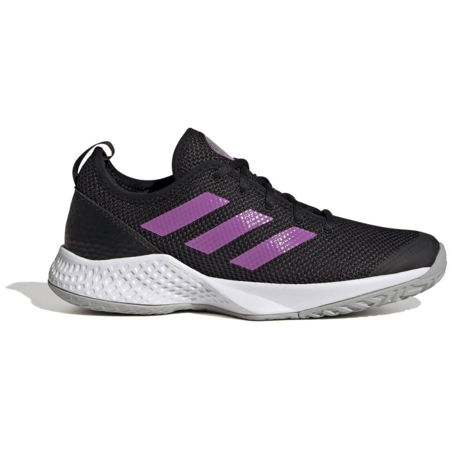 Zapatillas CourtFlash W Core Black Semipulse Lilac