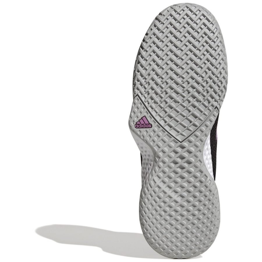 Zapatillas CourtFlash W Core Black Semipulse Lilac - Imagen 3