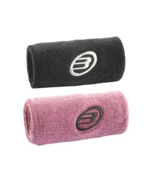 Bullpadel Muñequera BPMU 234 Negro-Uva Tamizado