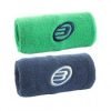 Bullpadel Muñequera BPMU 234 Verde Vibrante-Oceano Profundo