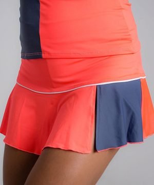 BB Falda Carlin Coral- Grey
