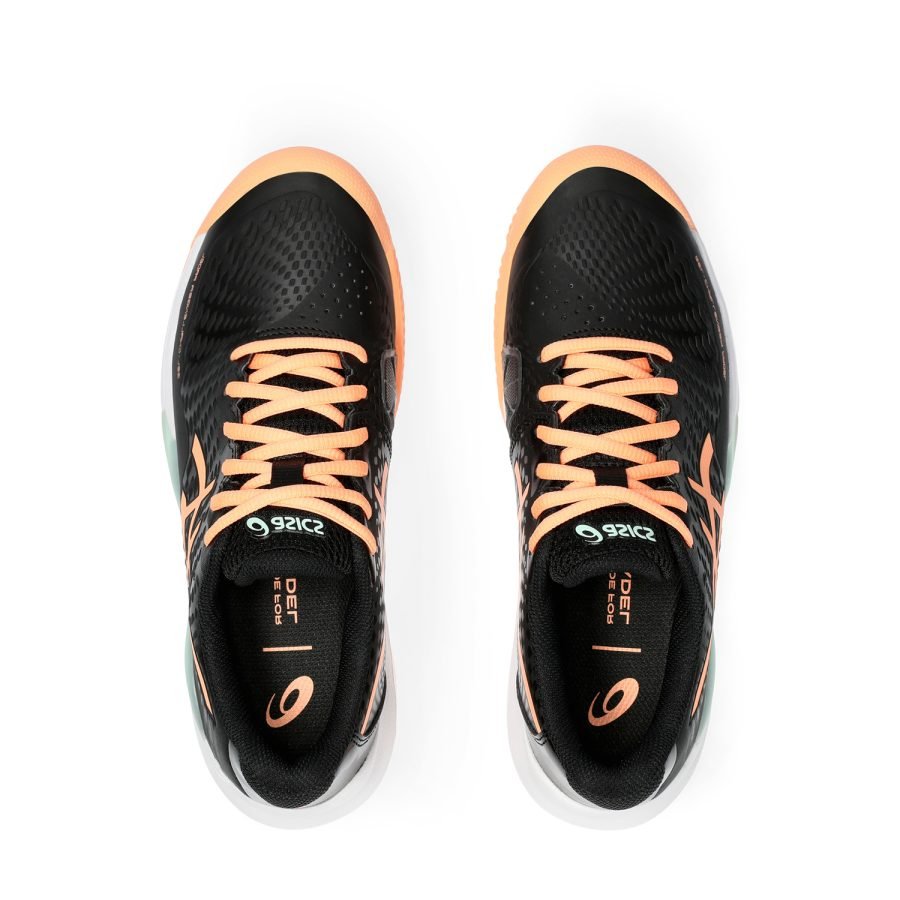 Asics Gel Challenger 14 Padel Black/Bright Sunstone - Imagen 7