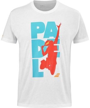 Babolat Padel T-shirt Cotton Tee Men White