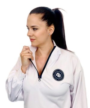 BB Sudadera Cropped Blanca