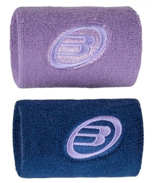 Muñequera Bullpadel 2405 Malva/Azul Noche