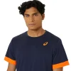 Asics Camiseta men Court Midnight - Orange