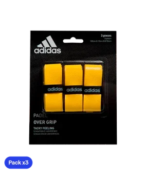 Adidas Overgrip Amarillo perforado 3