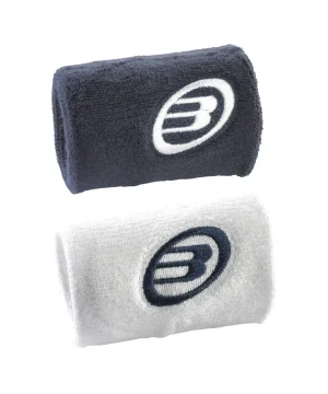 Bullpadel Muñequera 253 Azul Marino-Blanco