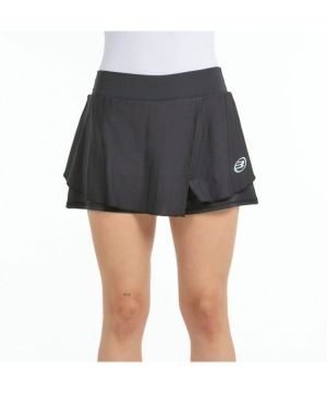 Bullpadel Falda Adrar Negro Tej.Bicolor
