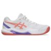 Asics Dedicate 8 Padel White Guava