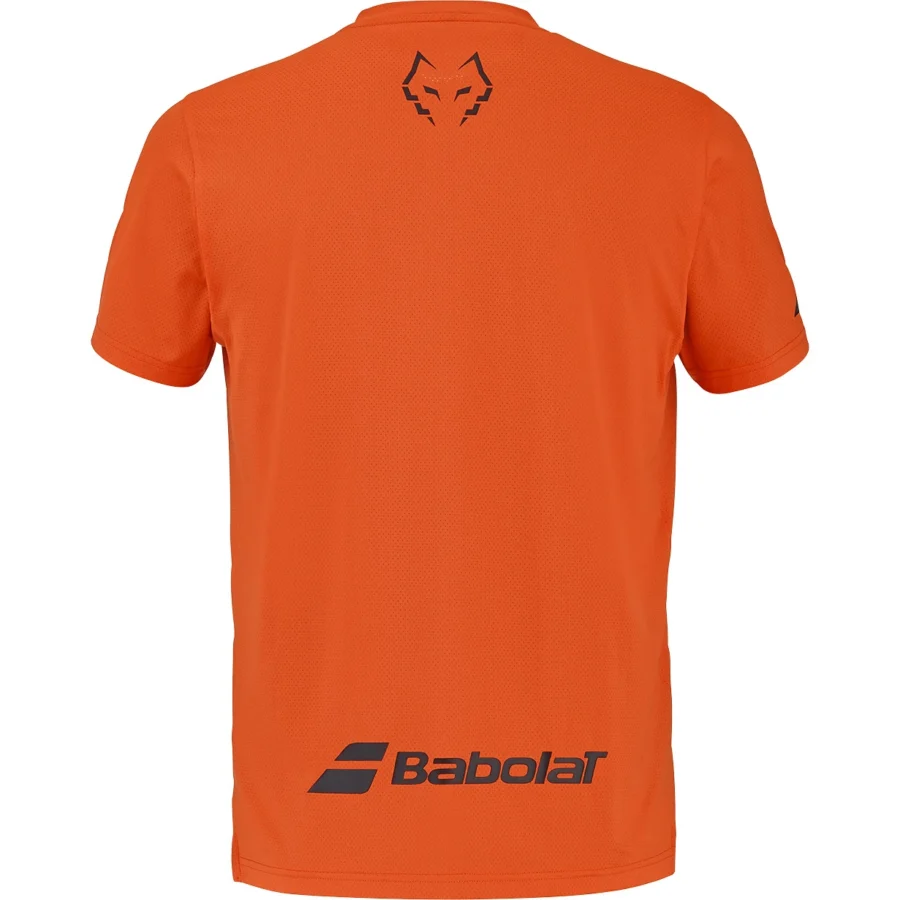 Camiseta Babolat Juan Lebron Crew Neck Rojo/Naranja 2026 - Imagen 2