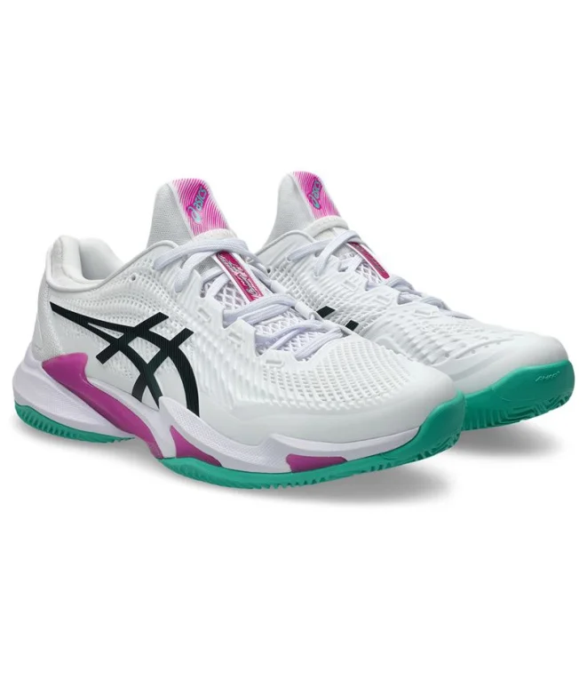 Asics Court ff 3 Clay White-Digital Sakura - Imagen 2