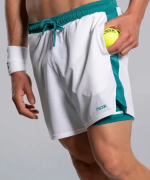 NOX Short Hombre PRO White/Ivy Green
