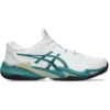 Zapatillas de Tenis Asics Court Ff 3 Clay Hombre Blanco/Foggy Teal