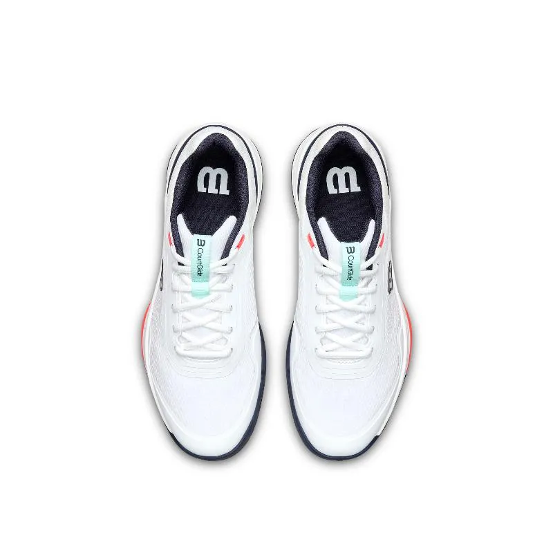 Zapatillas de Padel Wilson Courtglide Padel Blanco Aguamarina - Imagen 4