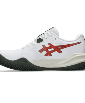 Zapatillas de Padel Asics Gel Challenger 15 Clay Blanco Rojo - Imagen 2