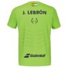 Camiseta Babolat Tee Replica Lebron verde flúor