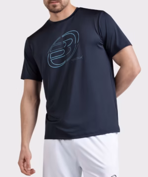 CAMISETA BULLPADEL CUNO AZUL MARINO