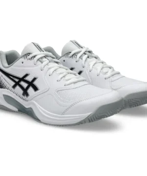 Zapatillas de Padel Asics Gel Dedicate 9 Padel Blanco Negro - Imagen 2