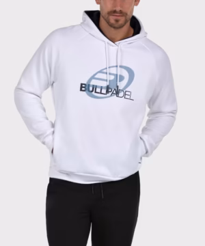 SUDADERA BULLPADEL EIRA BLANCO
