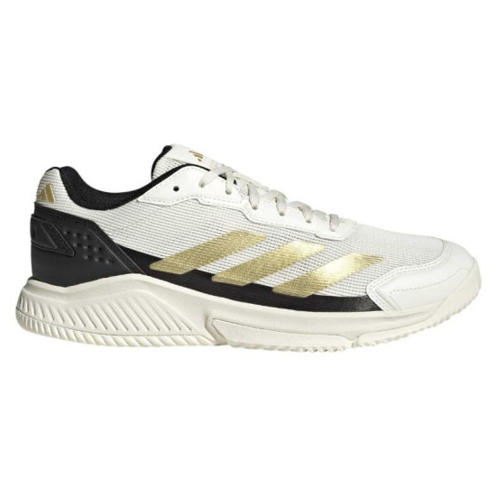 Zapatillas de Padel Adidas Courtquick Padel Blanco Oro Negro