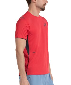 Camiseta Bullpadel Mensa rojo vigore - Imagen 3