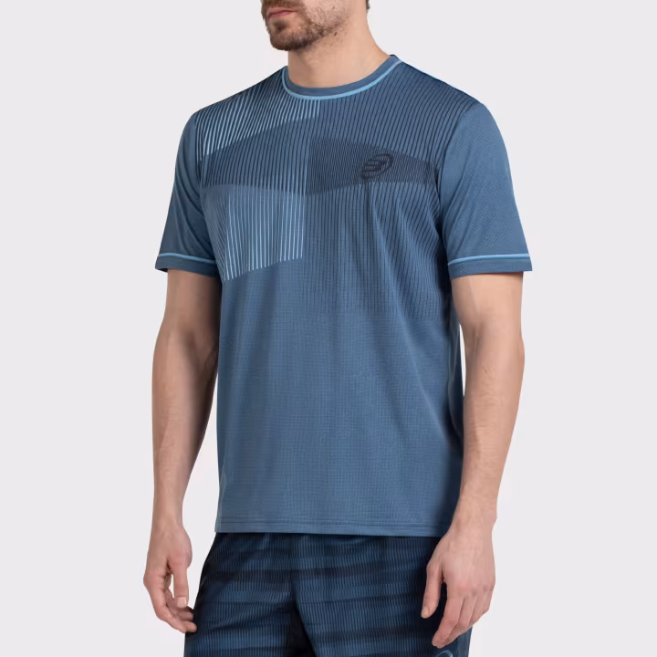 T-SHIRT BULLPADEL CERIS AZUL ATOMICO VIGORE - Imagen 2