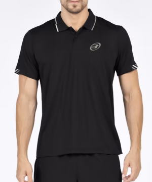 POLO BULLPADEL TASEL NEGRO